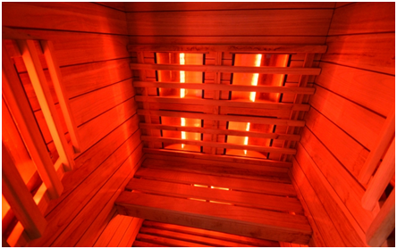 ontspanning in infrarood sauna