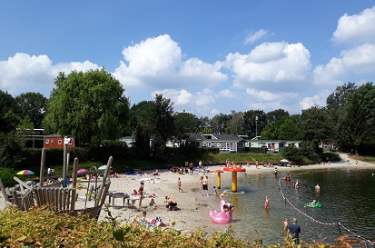 Strand op vakantiepark Resort Arcen